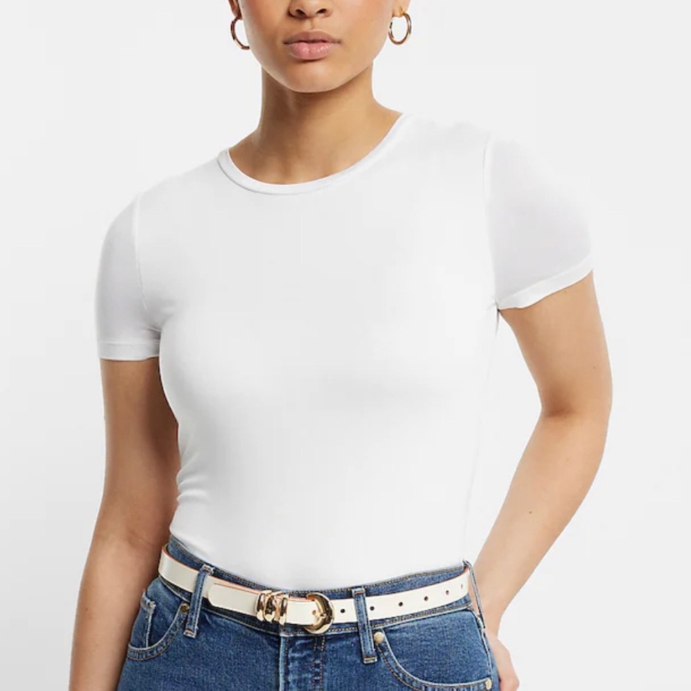 Supersoft Fitted Double Layer Crew Neck Tee